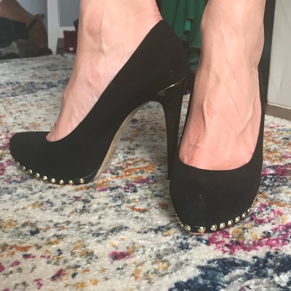 Michael Kors black suede shoes - Picture 2 of 8